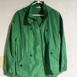 Chico's Vibrant Green Windbreaker Jacket